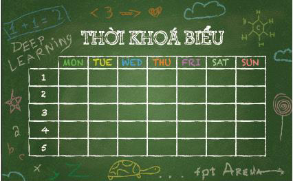 Thời khóa biểu