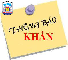 Thông báo khẩn